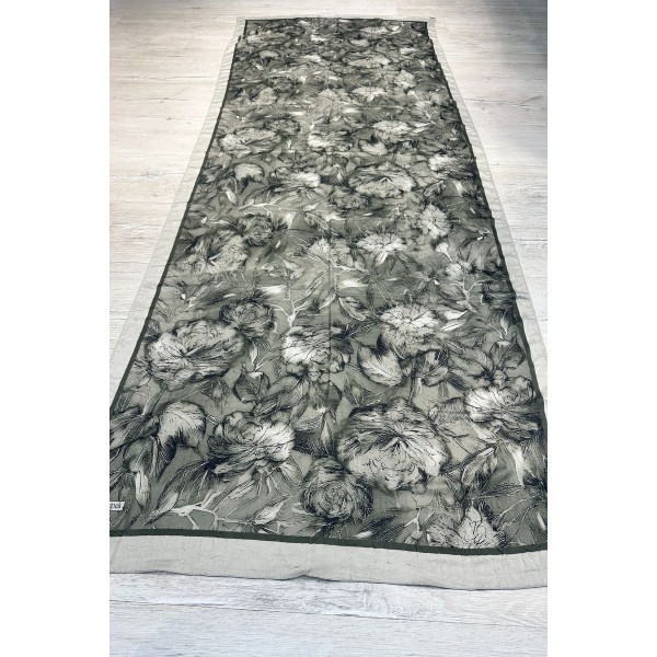 Desenli Bambu Şal 026MY